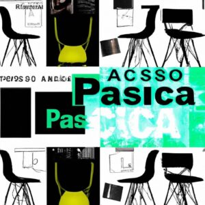 Colagem artística passo a passo em cadeiras de escritório